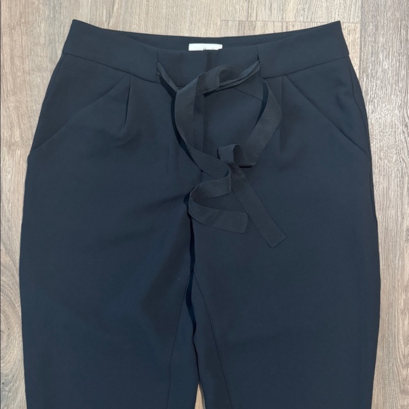 WILFRED Aritzia Women’s Black Allant Pant Button Fly Crop Essential Trouser - Picture 7 of 14